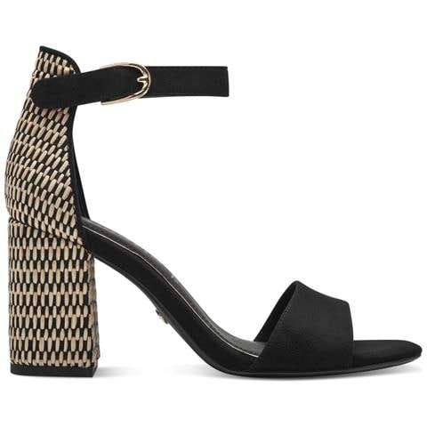 Black Comb Casual Part-open Sandals Sandali Tessile Scarpe Donna Nero Eu 36, 1-28356-42 098 - Foto 2