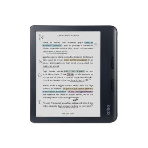 Lettore di Testo Digitale a Colori N428-KU-BK-K-BU 24000 Libri Flash 32 GB Display 7" Touchscree 1264 x 1680 LAN Wireless Bluetooth Colore Nero - Foto 1