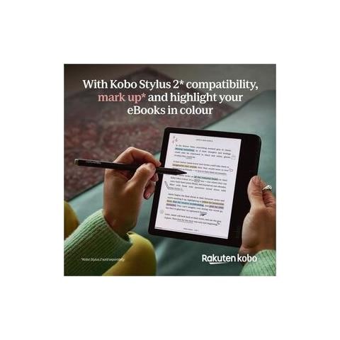 Lettore di Testo Digitale a Colori N428-KU-BK-K-BU 24000 Libri Flash 32 GB Display 7" Touchscree 1264 x 1680 LAN Wireless Bluetooth Colore Nero - Foto 2