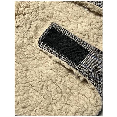 Cappotto Per Cani Invernale, Stile Scozzese Grigio Con Bottoni, Giacca Elegante Per Cuccioli (l) - Foto 6