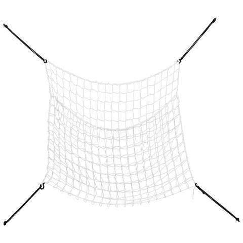 Reti Da Fieno 2pz Rettangolari Bianchi 100x90 Cm In Pp - Foto 3
