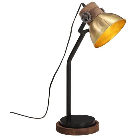 Lampada A Scrivania 25 W Ottone Anticato 18x18x60 Cm E27 - Foto 1