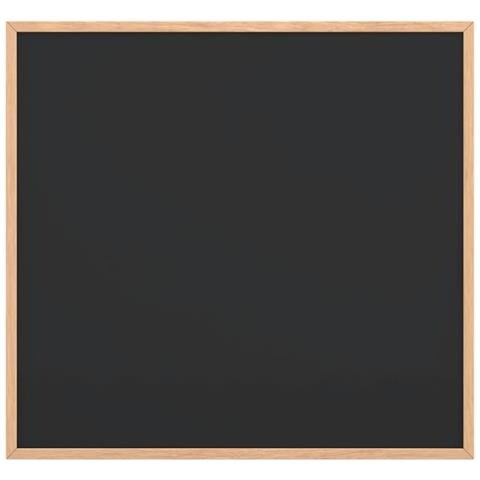 Lavagna Con Cornice In Legno Massello Di Pino Nero 60x55 Cm - Foto 3