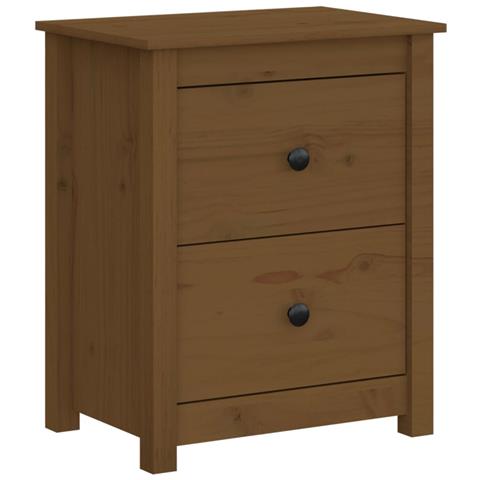 Lusso Casadino - Comodini 2 Pz Ambra 50x35x61,5 Cm In Legno Massello Di Pino - Foto 2