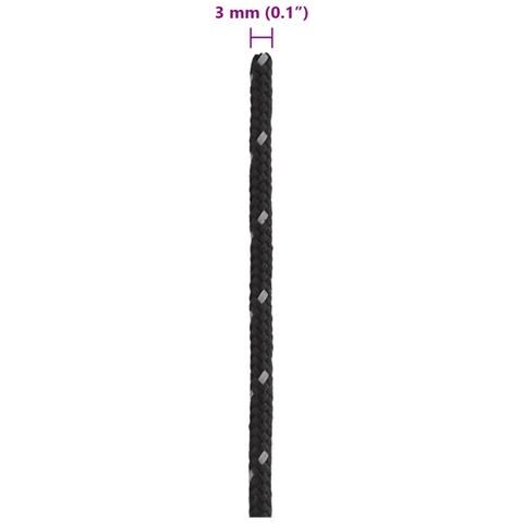 Corda Tenda con Strisce Riflettenti e Chiavi 50 m 3 mm - Foto 6