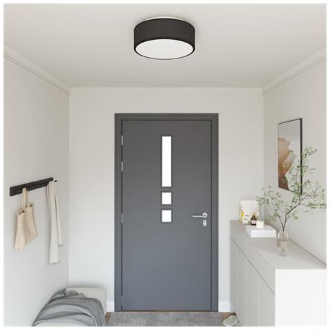 Lampade a Soffitto a Incasso Nere Ø 38 cm Tessuto E27 - Foto 2