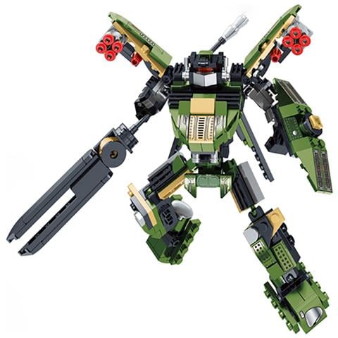 3 In 1 Elicottero Robot Militare 451 Pezzi Set Di Costruzione Trasformabile - Foto 1