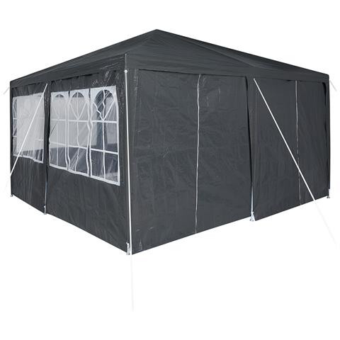 Tenda Feste con 8 Pareti Antracite 4x4 m PE - Foto 9