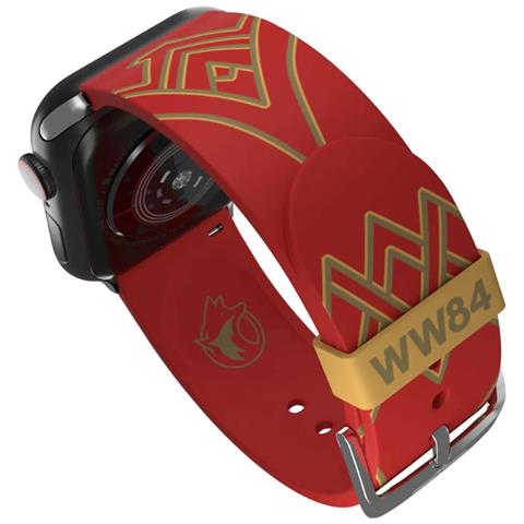 Cinturino Apple Watch 38 / 49mm Wonder Woman 1984 Resistente Al Sudore, Rosso - Foto 2