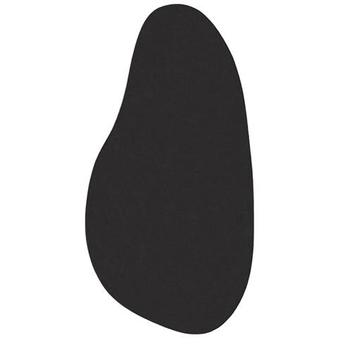Tappeto HUARTE Nero 100 x 200 cm Poliestere - Foto 1