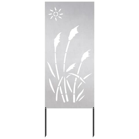 Pannello Decorativo da Giardino Altro Argento 50 x 140 cm - Foto 1