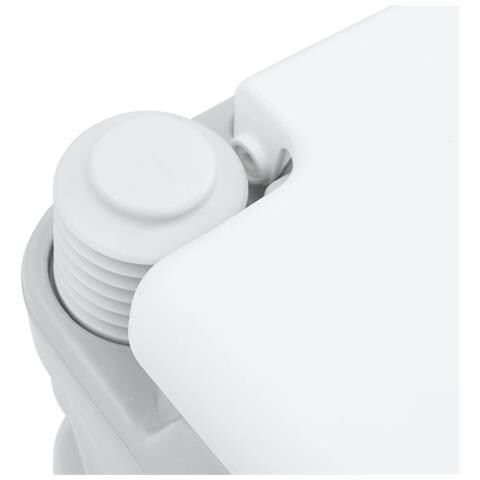 Toilette Portatile per Camping Grigio 41.5 x 36.5 x 42 cm - Foto 9
