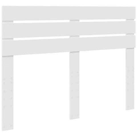 Testiera con testiera Bianco 160 cm Legno multistrato - Foto 1