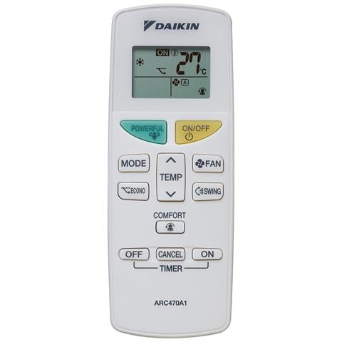 Daikin ATXF50F5V1B, Condizionatore unità interna, Bianco, Circulation, Raffreddamento, Riscaldamento, 24 h, R32, 1,27 cm - Foto 2