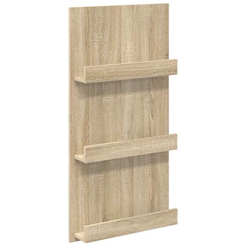 Scaffale per riviste Rovere Sonoma 51 x 11 x 102 cm - Foto 1