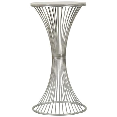 Tavolino Vkh581-argento-marmo-50x50x100 Cm - Foto 1