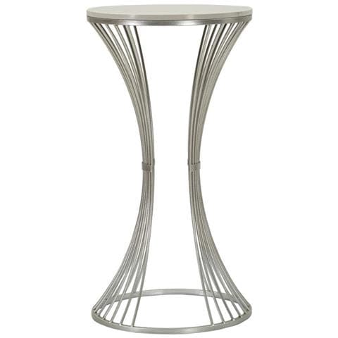 Tavolino Vkh581-argento-marmo-50x50x100 Cm - Foto 2