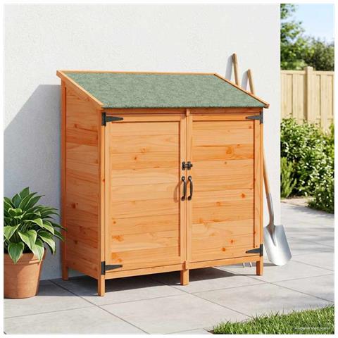 Capanno da Giardino Marrone 106,5 x 56 x 113,5 cm - Foto 2