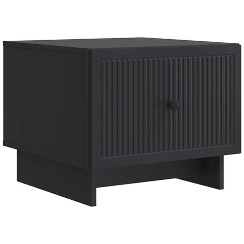 Tavolino da salotto Nero 49 x 50 x 40 cm Legno ingegnerizzato - Foto 1