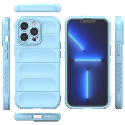 Iphone 13 Pro, Custodia Flessibile Rinforzata, Blu Chiaro - Foto 7