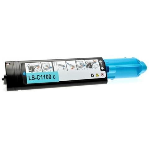 TONER COMPATIBILE - Epson Aculaser C1100 Ciano Alta Capacita' (S050189) - Foto 3