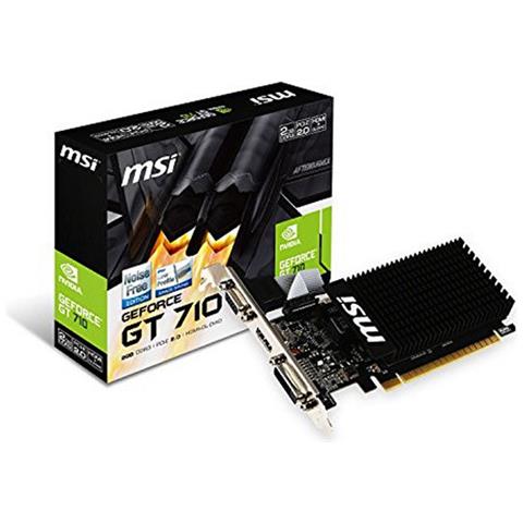 GeForce GT 710 2 GB DDR3 Pci-E 2.0 DVI-D Dual Link / D-SUB / HDMI Low Profile  - Foto 14