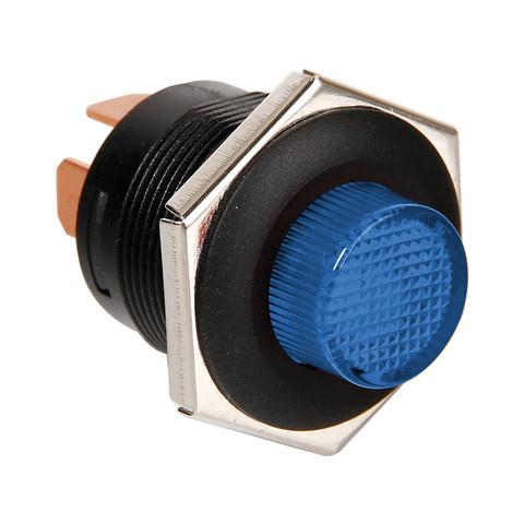 Interruttore Pulsante 12/24v Con Led Blu - Foto 1