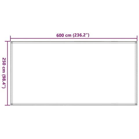 Tappeto Da Tenda 250x600 Cm In Hdpe Verde - Foto 7
