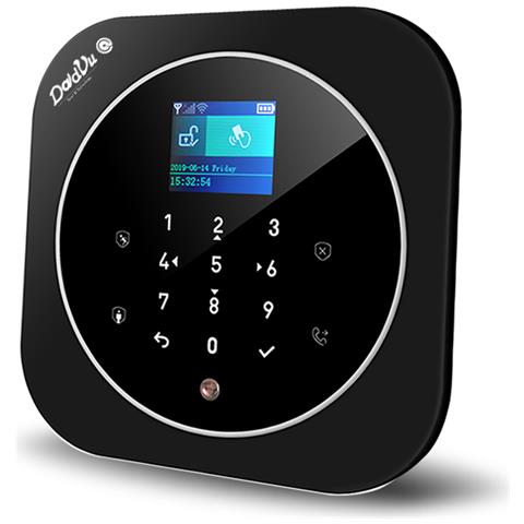 Sistema Di Allarme Casa Kit Wireless Senza Fili, Wifi 2.4ghz, Gsm, Kit Dadvu Dv-2at, Combinatore Telefonico, 100 Zone, App Smart Life (tuya), Compatibile Google Home Ed Alexa - Foto 1