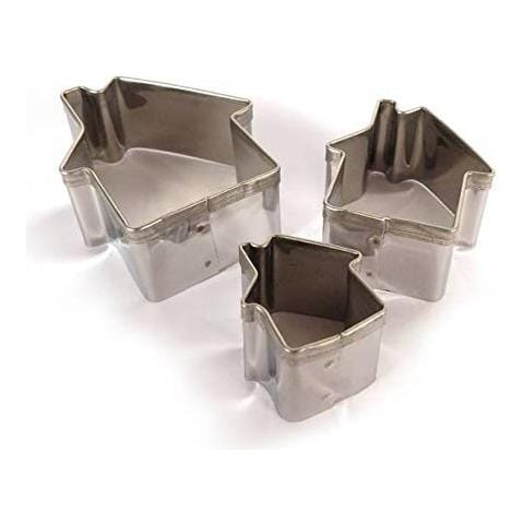 3 Mini Tagliabiscotti In Acciaio Inox - Case - Foto 1
