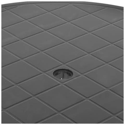 Tavolo Da Giardino Antracite 89 Cm In Plastica - Foto 6