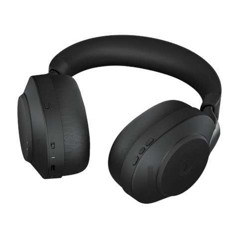 Evolve2 85 Cuffie Wireless con Supporto di Ricarica, Cuffie Certificate Microsoft Teams con Batteria a Lunga Durata, Adattatore Bluetooth USB-C, Nero - Foto 2