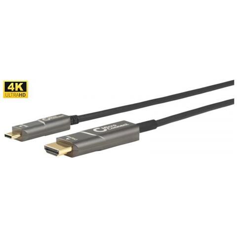 Microconnect Usb3.1chdmi10op Cavo E Adattatore Video 10 M Usb Tipo-c Hdmi Nero (usb-c Hdmi Fiber Cable 10m - 10m Usb-c T - Foto 2