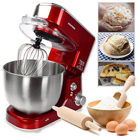 Km-1000w - Robot Da Cucina Con Frullatore E Contenitore In Acciaio Inox, 5 Litri, Colore: Rosso - Foto 1