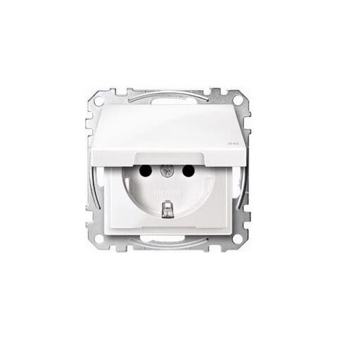 Meg2314-0460. Buchsen-typ: Cee 7/3, Untersttzte Stecker-typen: Cee 7/4. Produktfarbe: Aluminium, Material: Thermoplast. Eingangsspannung: 250 V, Stromstrke (maximal) : 16 A (meg2314-0460)  - Foto 1