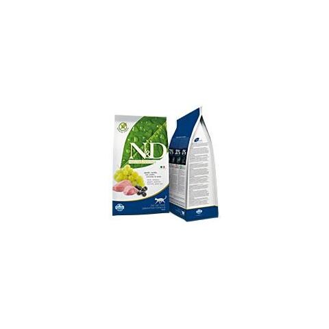 Cibo per gatti N&D Grain Free Feline Adult Agnello e Mirtillo 5 kg - Foto 2