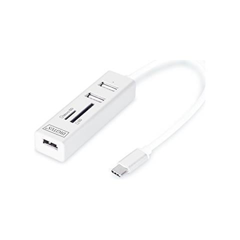 ASSMANN Electronic DA-70243 USB 2.0 Bianco lettore di schede - Foto 1