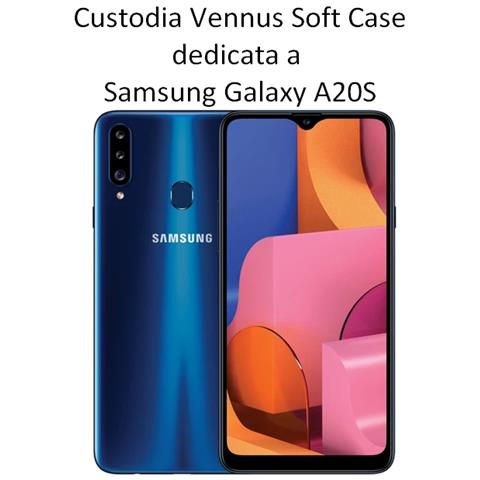 Custodia Tpu Silicone Lite Cover Soft-case Per Samsung Galaxy A20s A207 Pink - Foto 2
