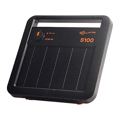 Elettrificatore Solare S100 Con Pannello E Batteria Integrata Per Recinti Fino 10 Km Per Cavalli, Bestiame, Pecore, Capre E Maiali - Foto 1