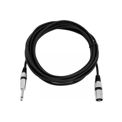 Adaptercable Xlr (m) /jack Mono 5m Bk - Foto 2