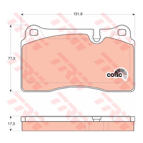 Pattini Freno Land Rover Range Rover Sport (ls) 3 Gdb1743 - Foto 1