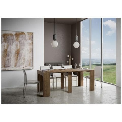 Consolle Allungabile 90x42/198 Cm Modem Small - Noce - Foto 2