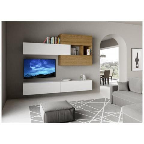 Composizione Parete Soggiorno A116 L.268 P.39,2 - Foto 1