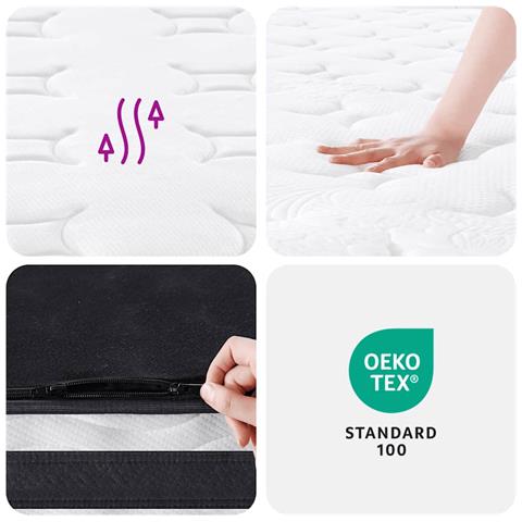 Materasso a Molle Bonnel Medio 120x200 cm - Foto 9