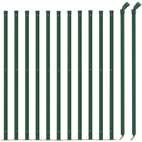 Recinzione Metallica Con Flangia Verde 1,1x25 M - Foto 2