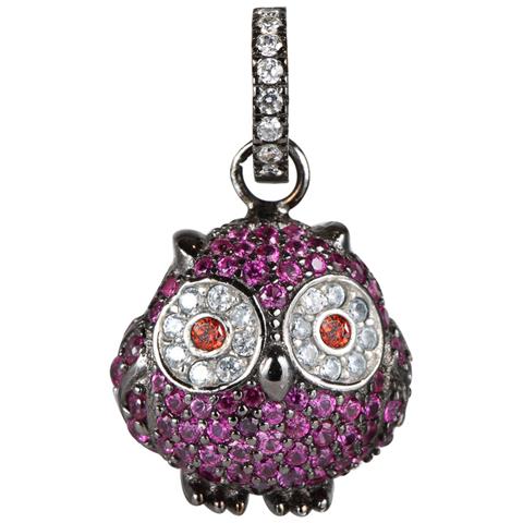Gioielli Jla-pen-owl-2. Ciondolo, Colore Bianco Rosa. Donna. - In ordine - Foto 2