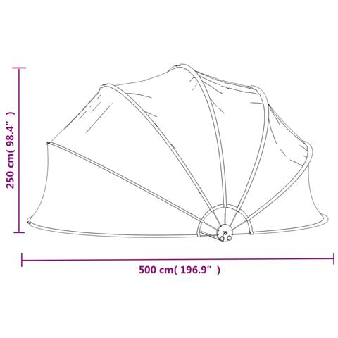 Cupola Per Piscina 500x250 Cm - Foto 8
