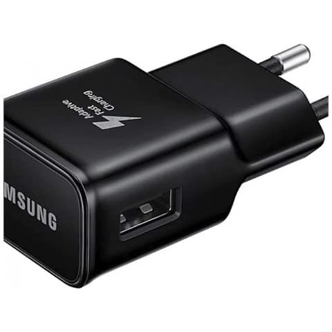 Set Caricabatterie Samsung 15w Usb Con Cavo Usb-c Verso Usb 1m, Nero - Foto 2