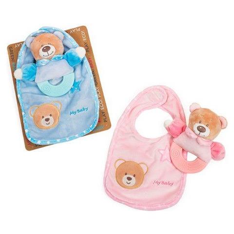 Bavaglino 800505 Play Eco Play Green Con Pupazzo 16 Cm Assortito - Foto 1