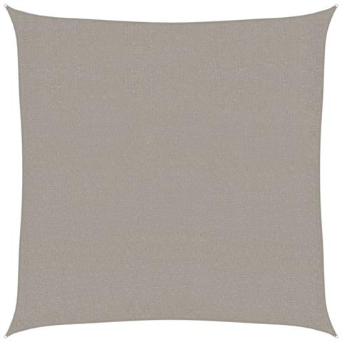 Vela Parasole 160 G /m Quadrata Grigio Chiaro 2,5x2,5 M In Hdpe - Foto 2